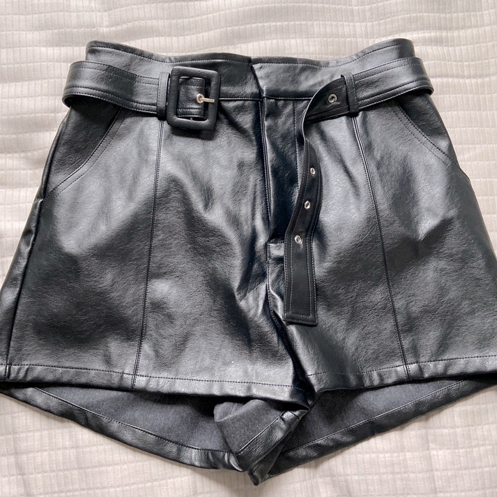 Altar’d State faux leather shorts